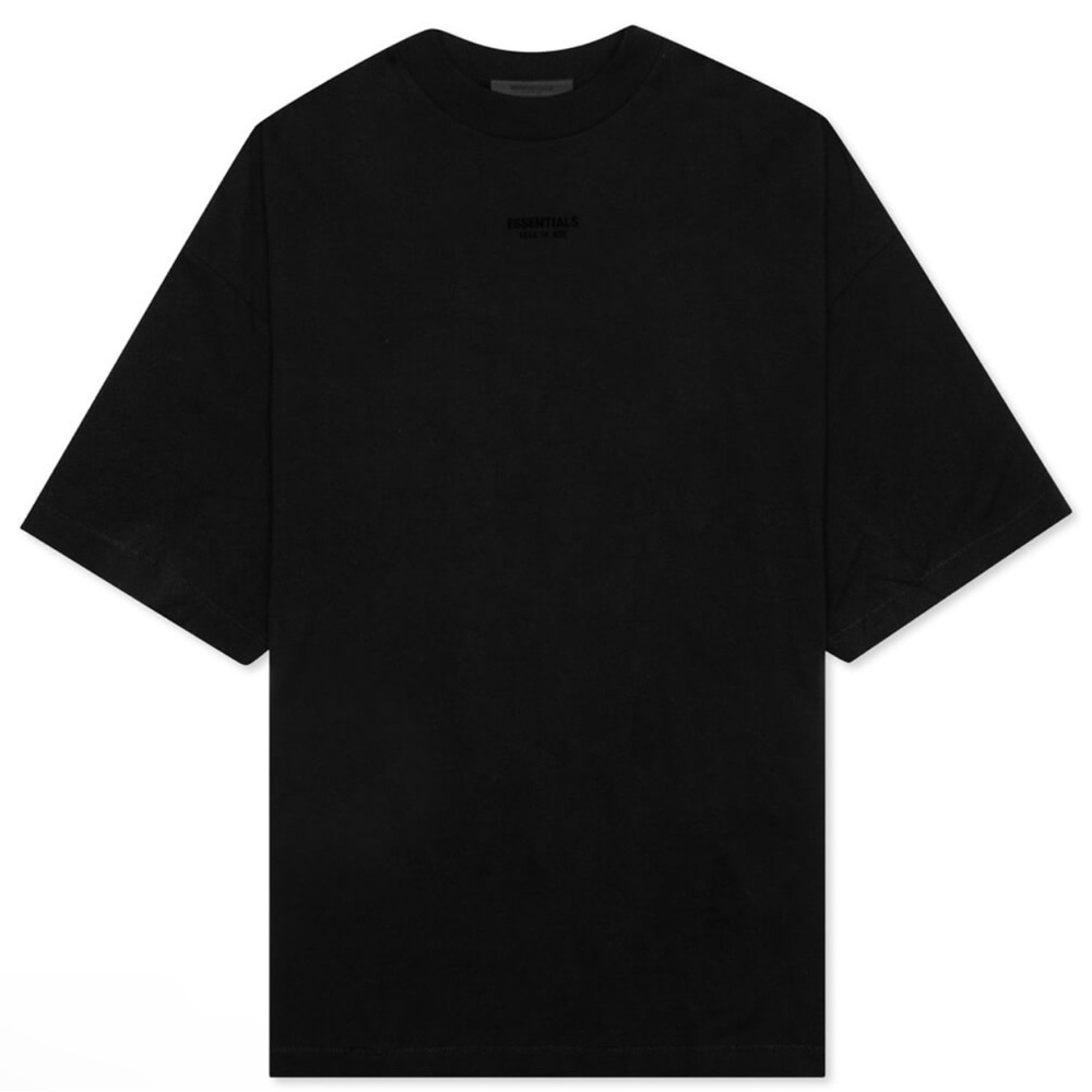 ESSENTIAL TEE - JET BLACK